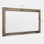 Wallity Colgador de Fotos de Madera RAF135 Marrón 100 x 60 cm